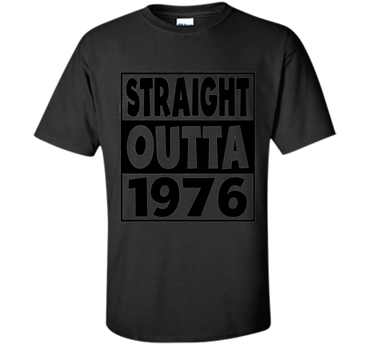 41st Birthday Gift T-Shirt Straight Outta 1976 White
