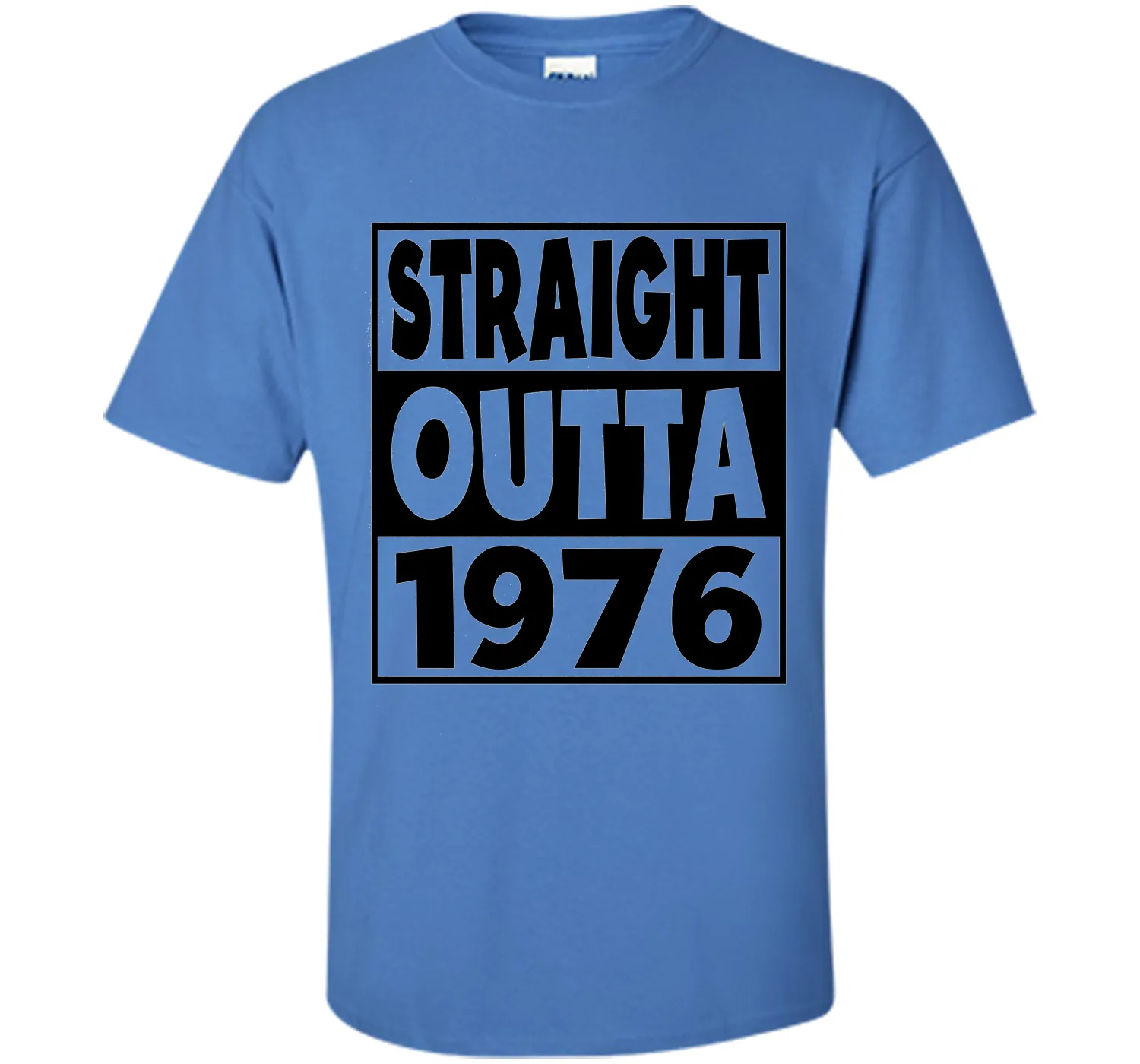 41st Birthday Gift T-Shirt Straight Outta 1976 White
