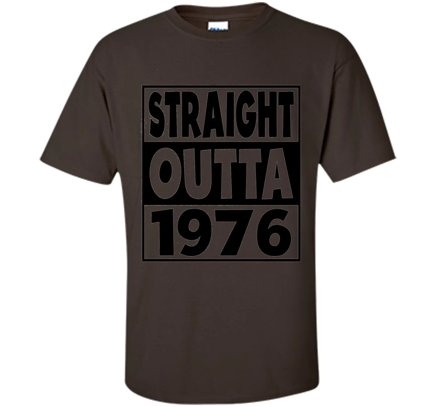 41st Birthday Gift T-Shirt Straight Outta 1976 White