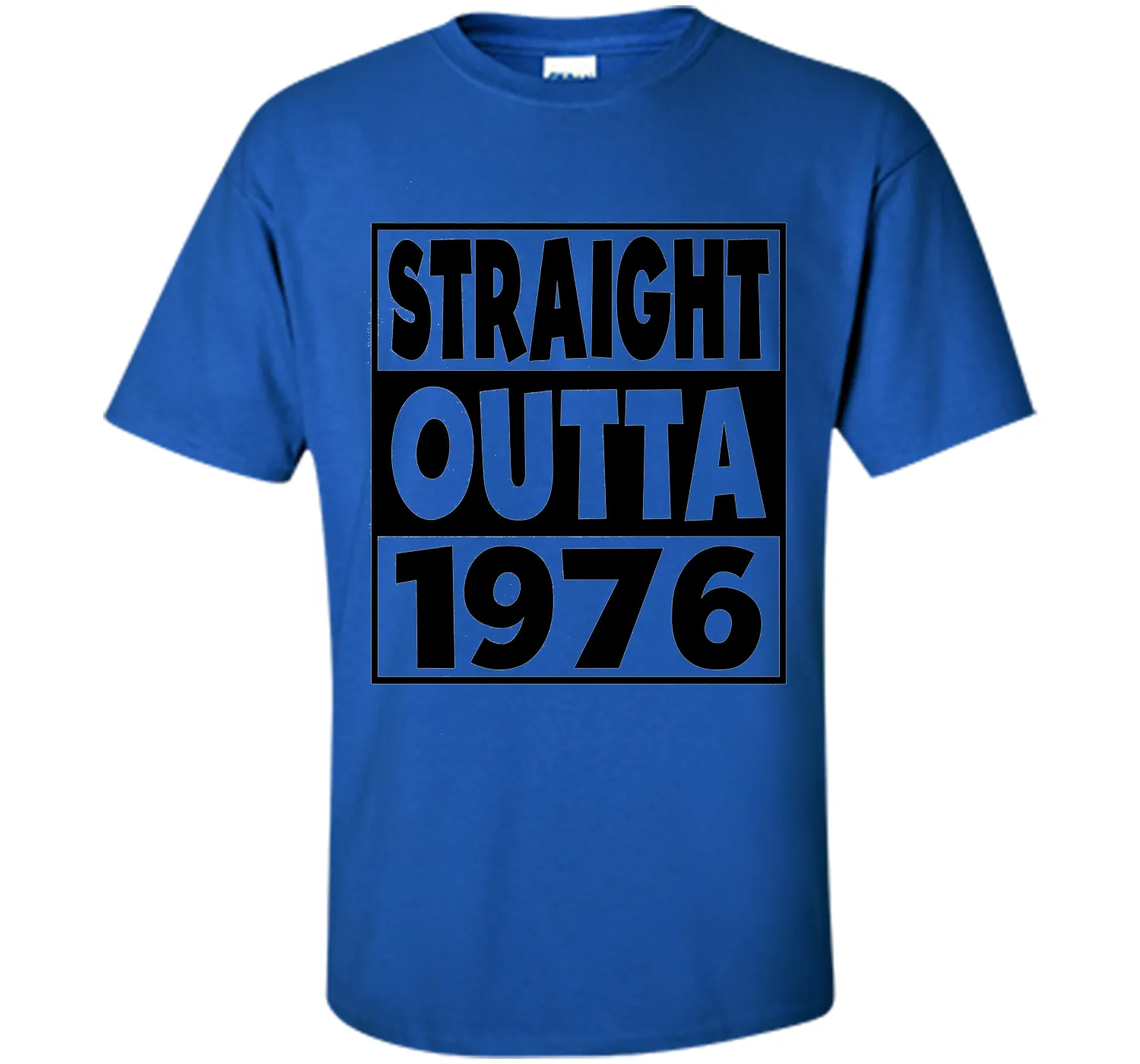 41st Birthday Gift T-Shirt Straight Outta 1976 White