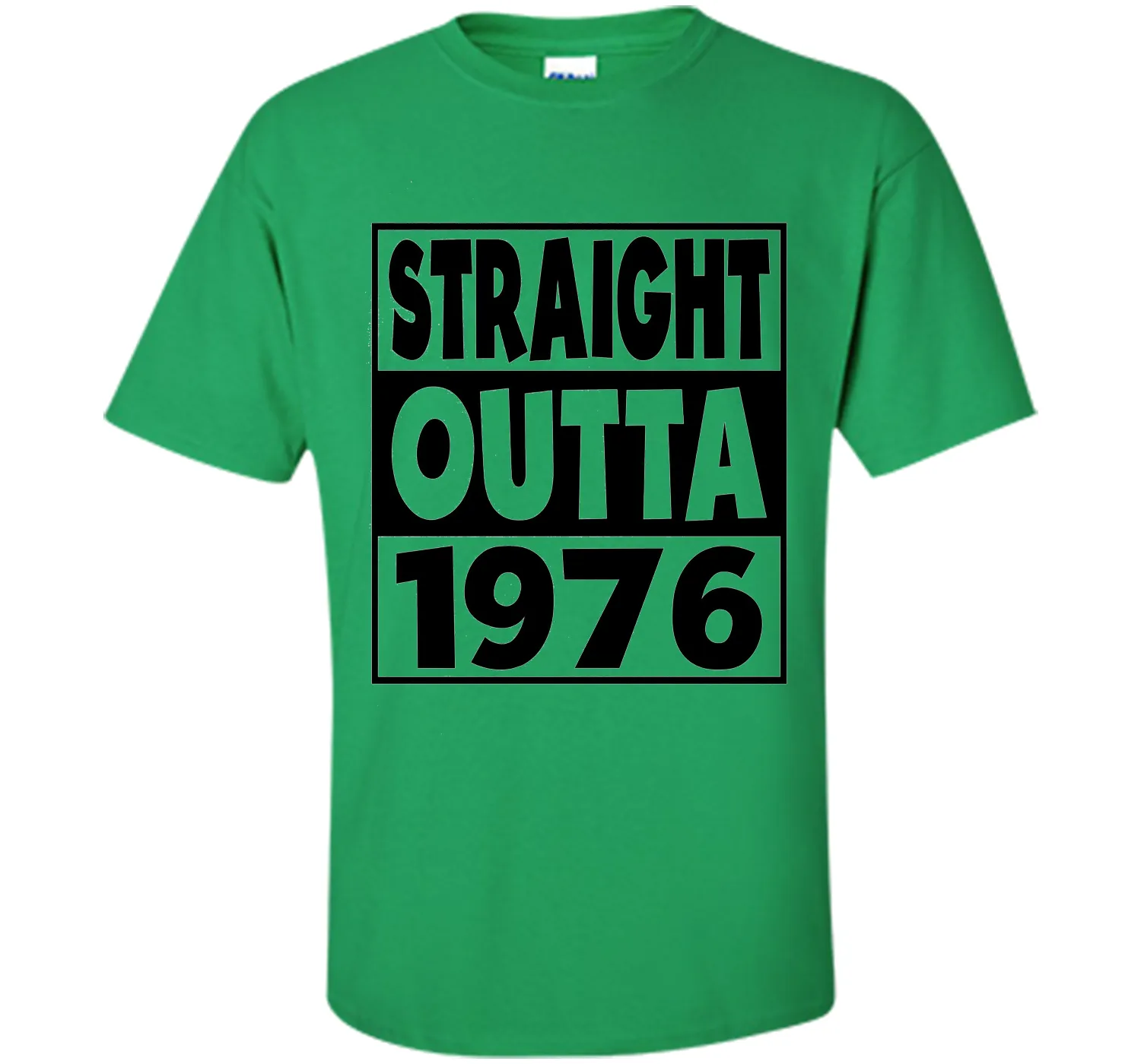 41st Birthday Gift T-Shirt Straight Outta 1976 White