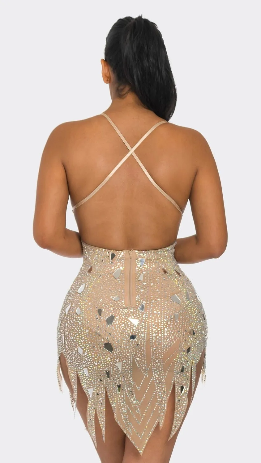 Aniyah Dress - Nude