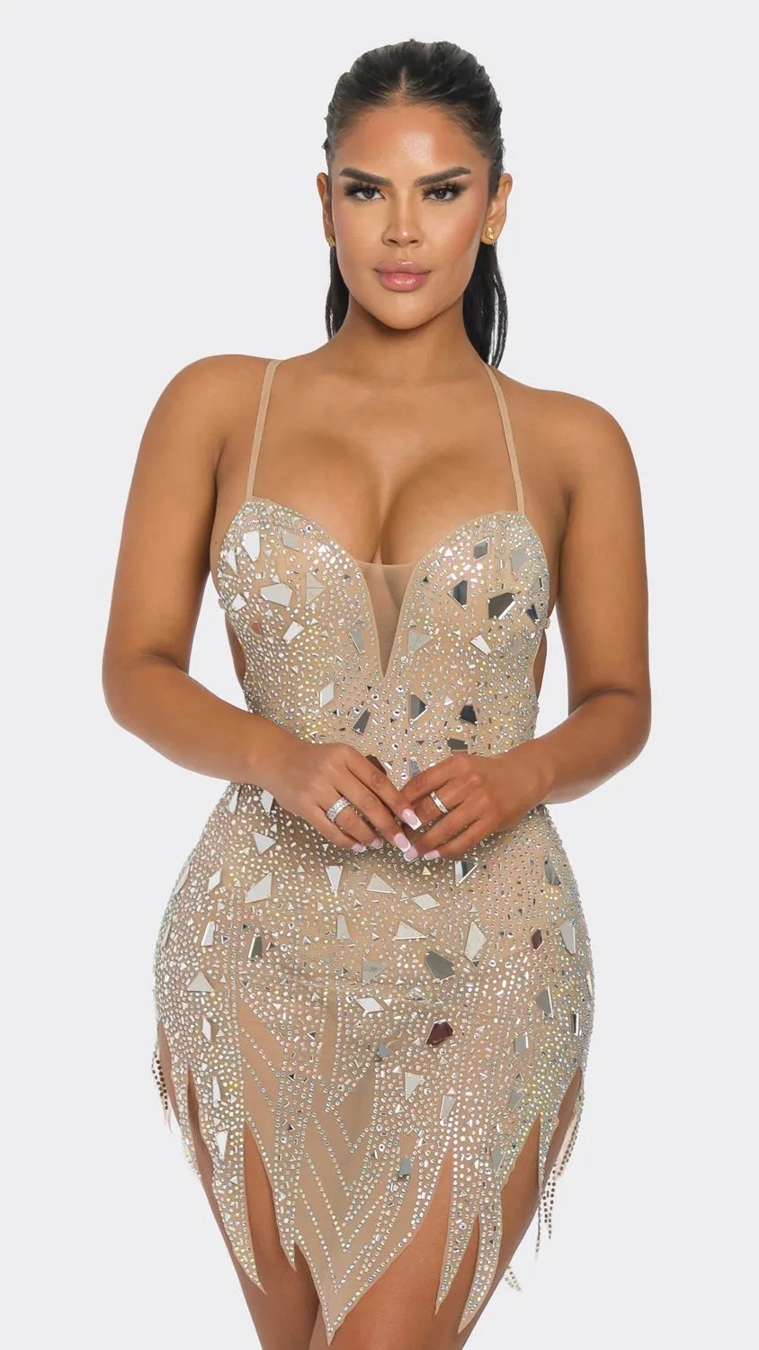 Aniyah Dress - Nude