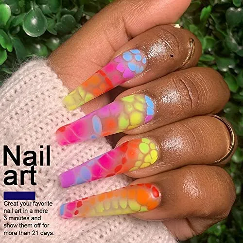 Arte Clavo 15ml Gel Nail Polish Electric Pink Color Spring Hot Pink Nails Soak Off U V LED Nail Lamp Summer Gel Polish Gift for Girls -SIZE: .5 fl.Oz/Each 15 ml/Each 11308…