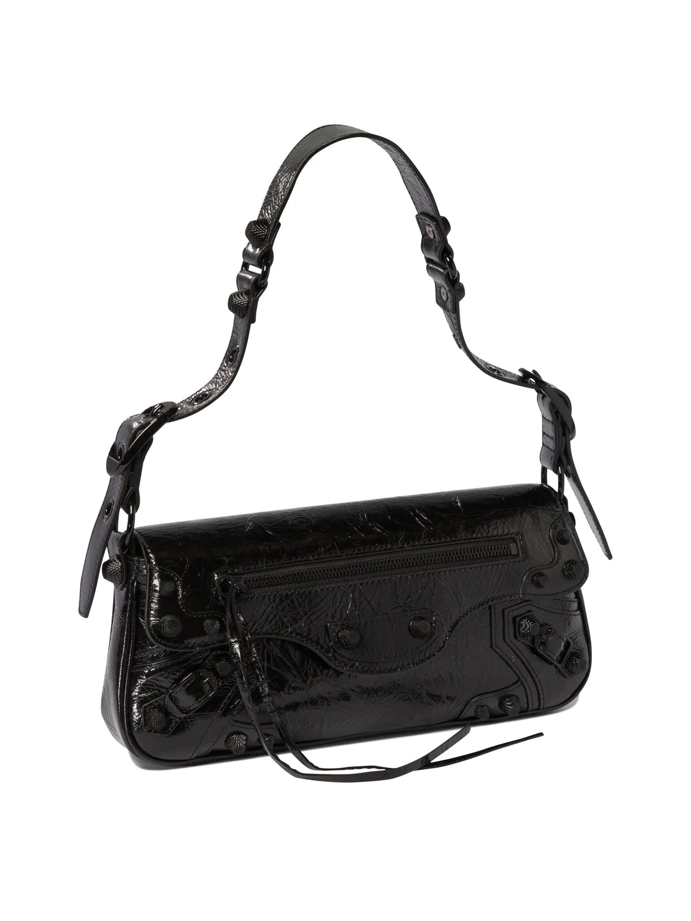 BALENCIAGA Chic Mini Lamb Leather Shoulder Bag