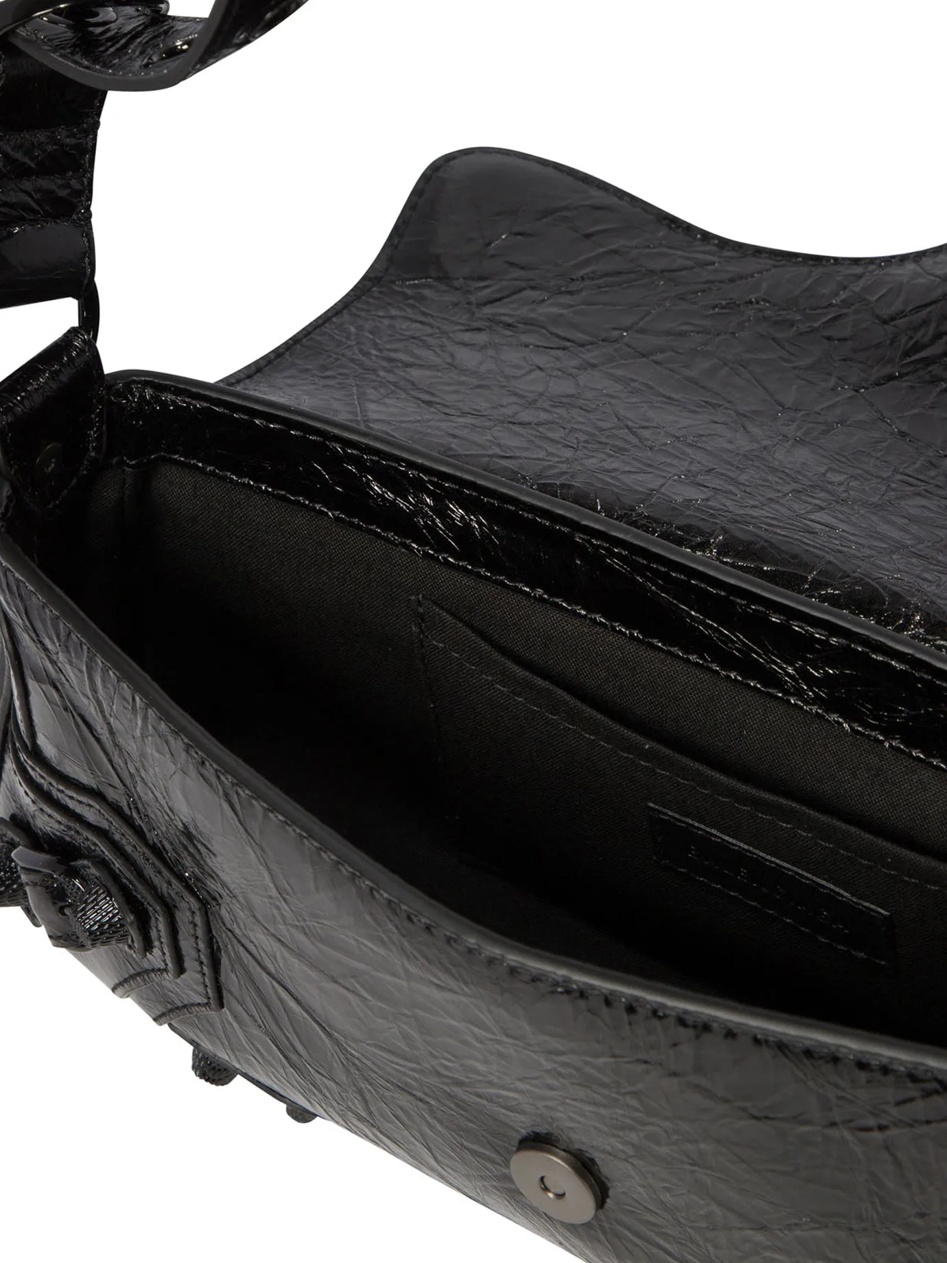 BALENCIAGA Chic Mini Lamb Leather Shoulder Bag