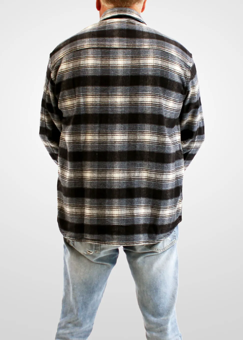BENCH Blue Men's Urban Explorer Wooled Shacket