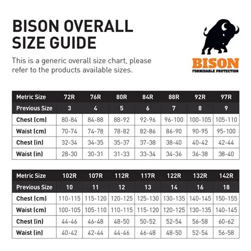 Bison Overalls Workzone Day/Only Polycotton Zip Spruce/Yellow (DOPPC)