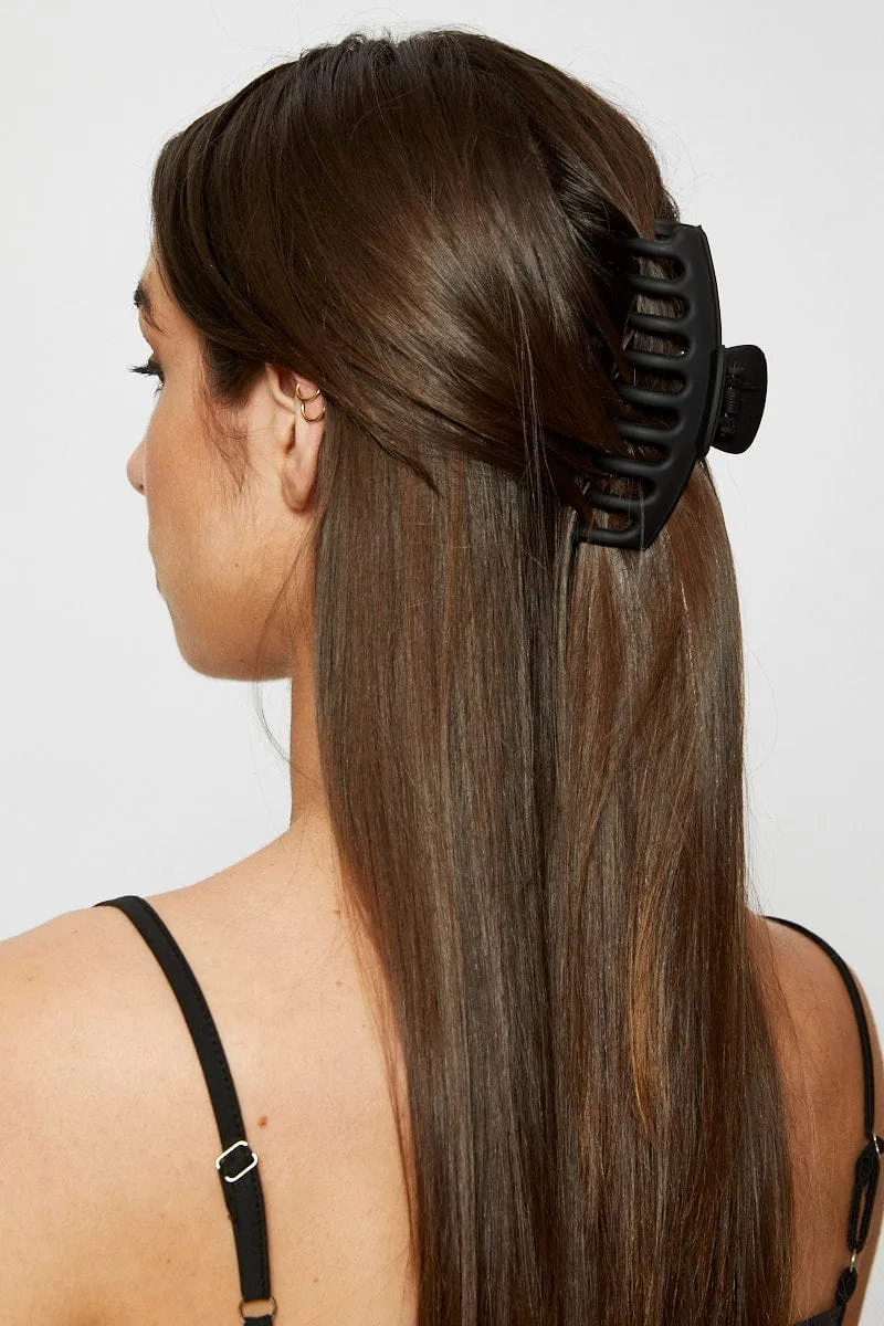 Black Classic Claw Clip