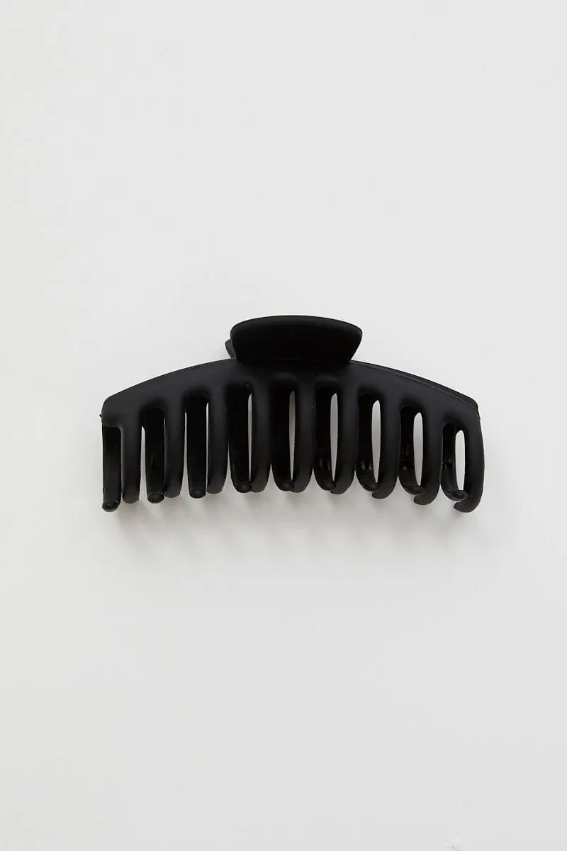 Black Classic Claw Clip