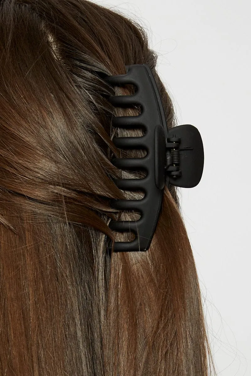 Black Classic Claw Clip