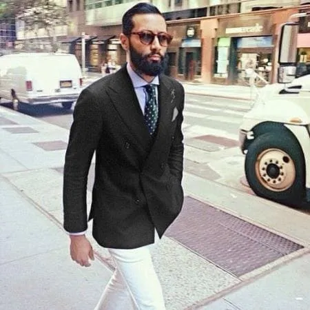 Black Linen Sport Coat
