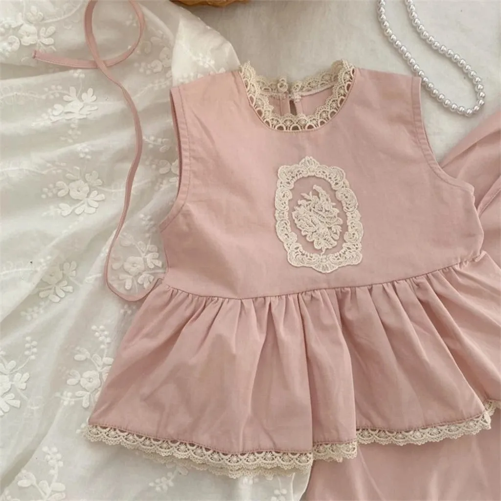 Boho Pink Penelope Top & Bottom Set