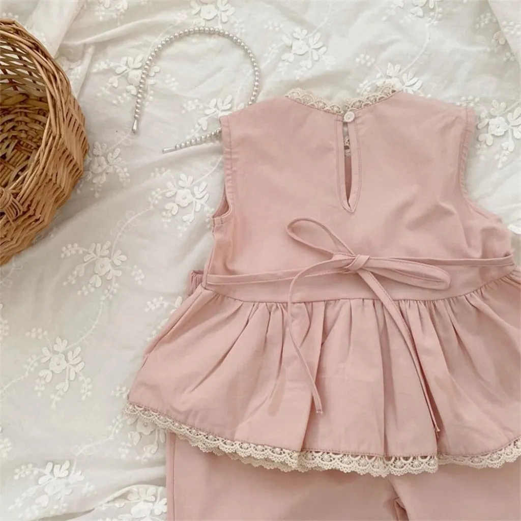 Boho Pink Penelope Top & Bottom Set