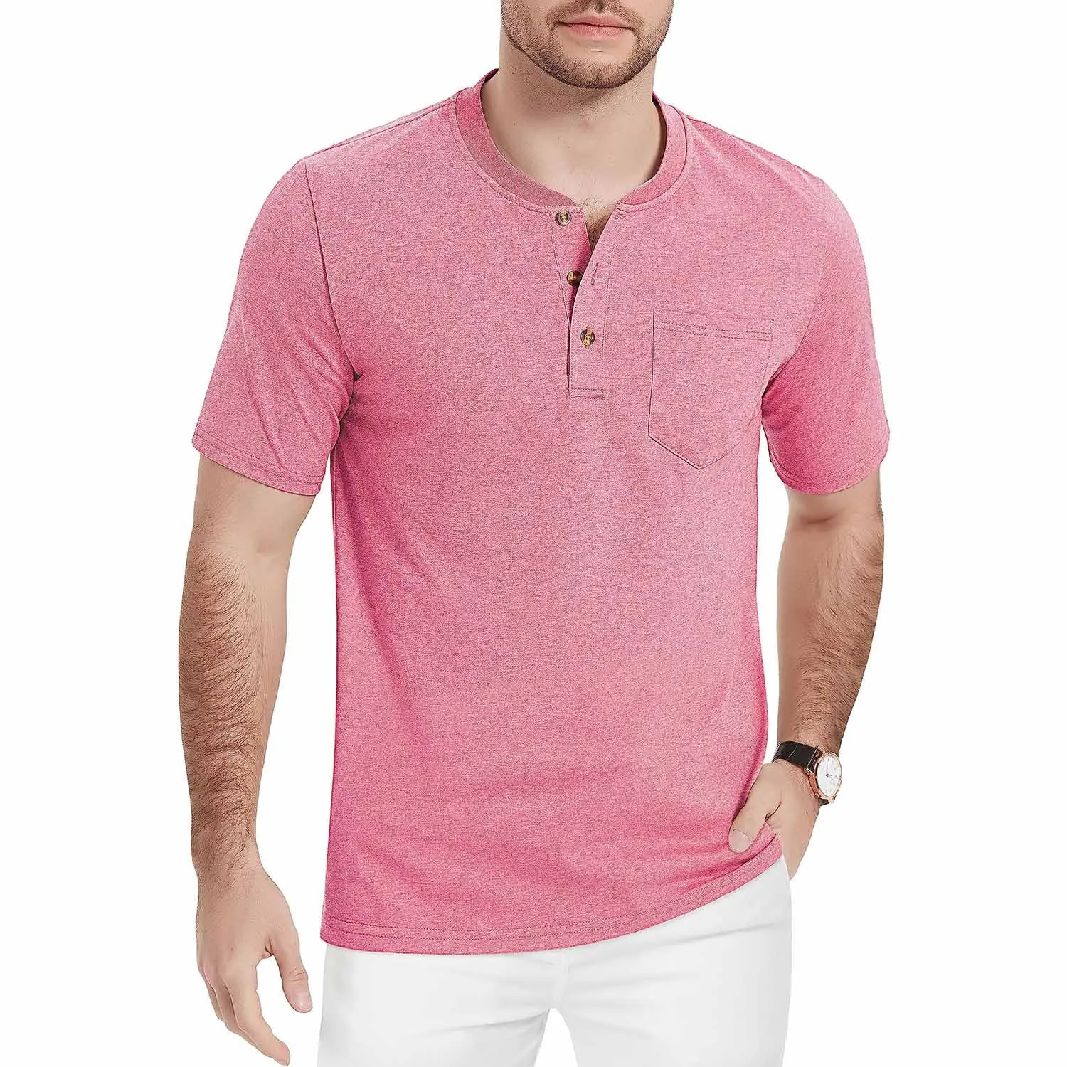 Caleb - Henley T-Shirt