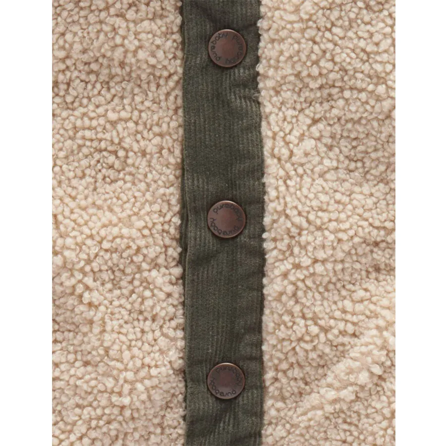 Cord Reversible Shearling Jacket - Green