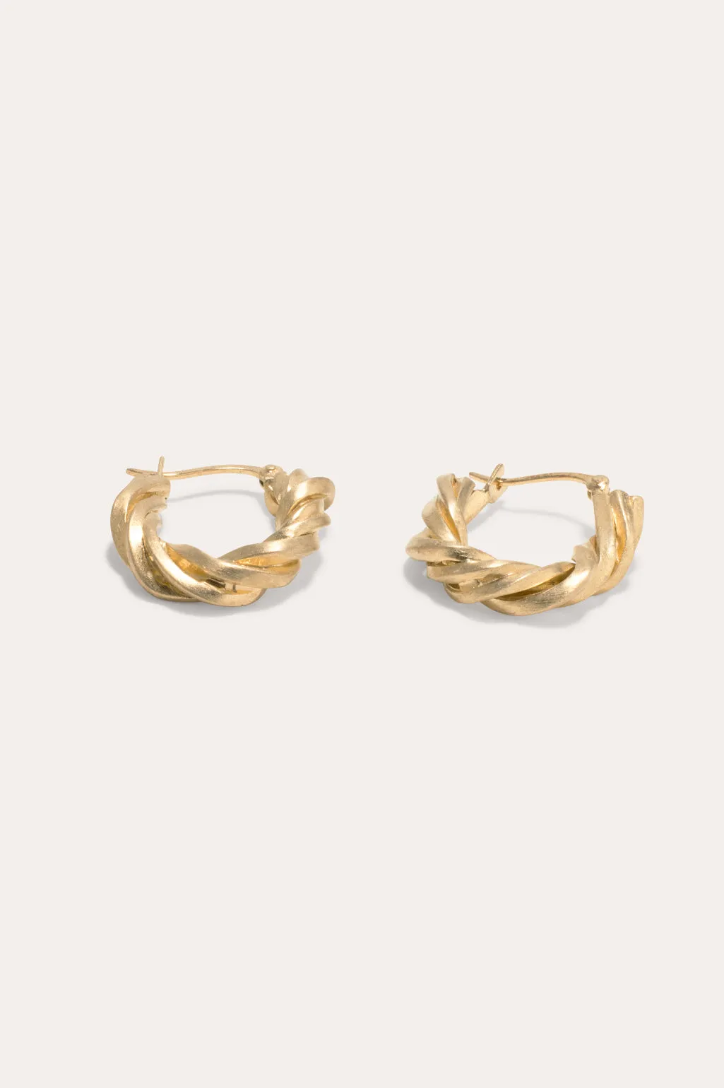 Deep State - Gold Vermeil Hoop Earrings