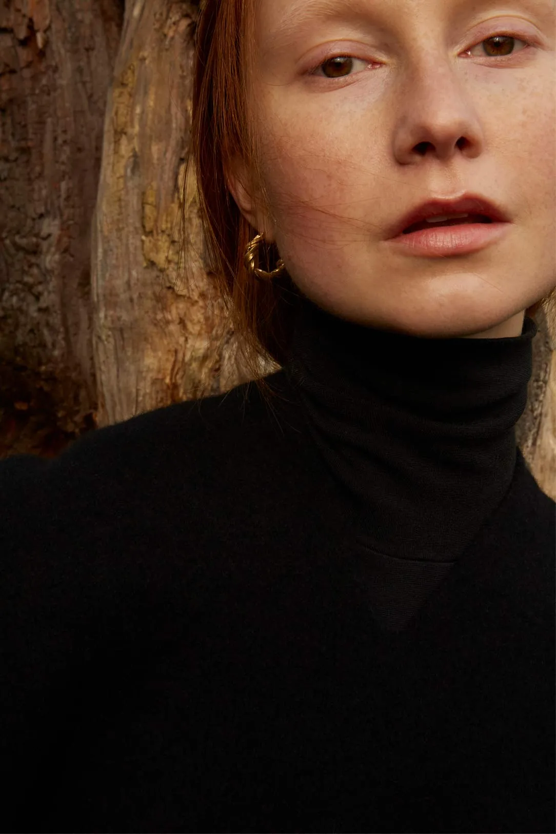 Deep State - Gold Vermeil Hoop Earrings