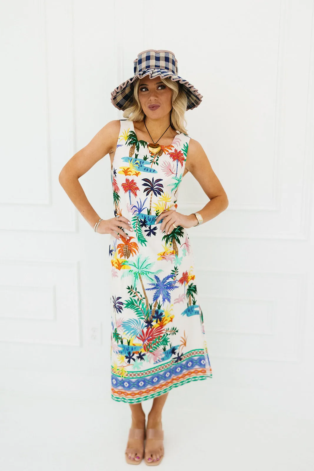 DRESS LIANA PALMERAS GRECA
