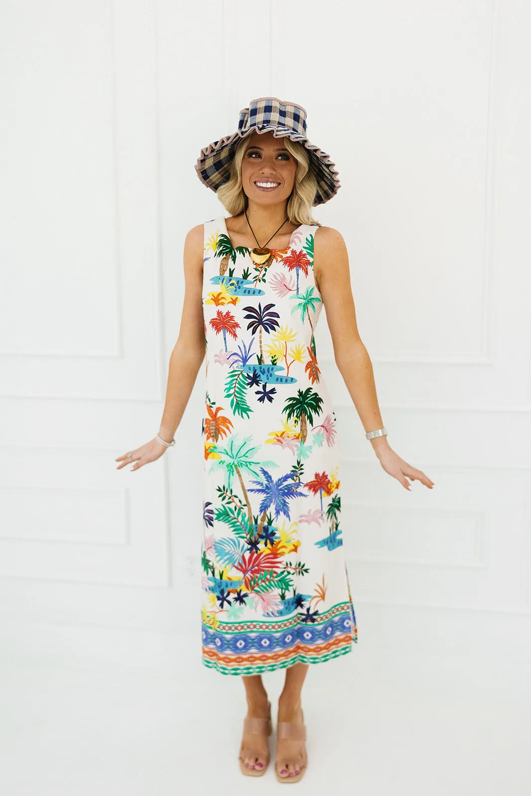 DRESS LIANA PALMERAS GRECA