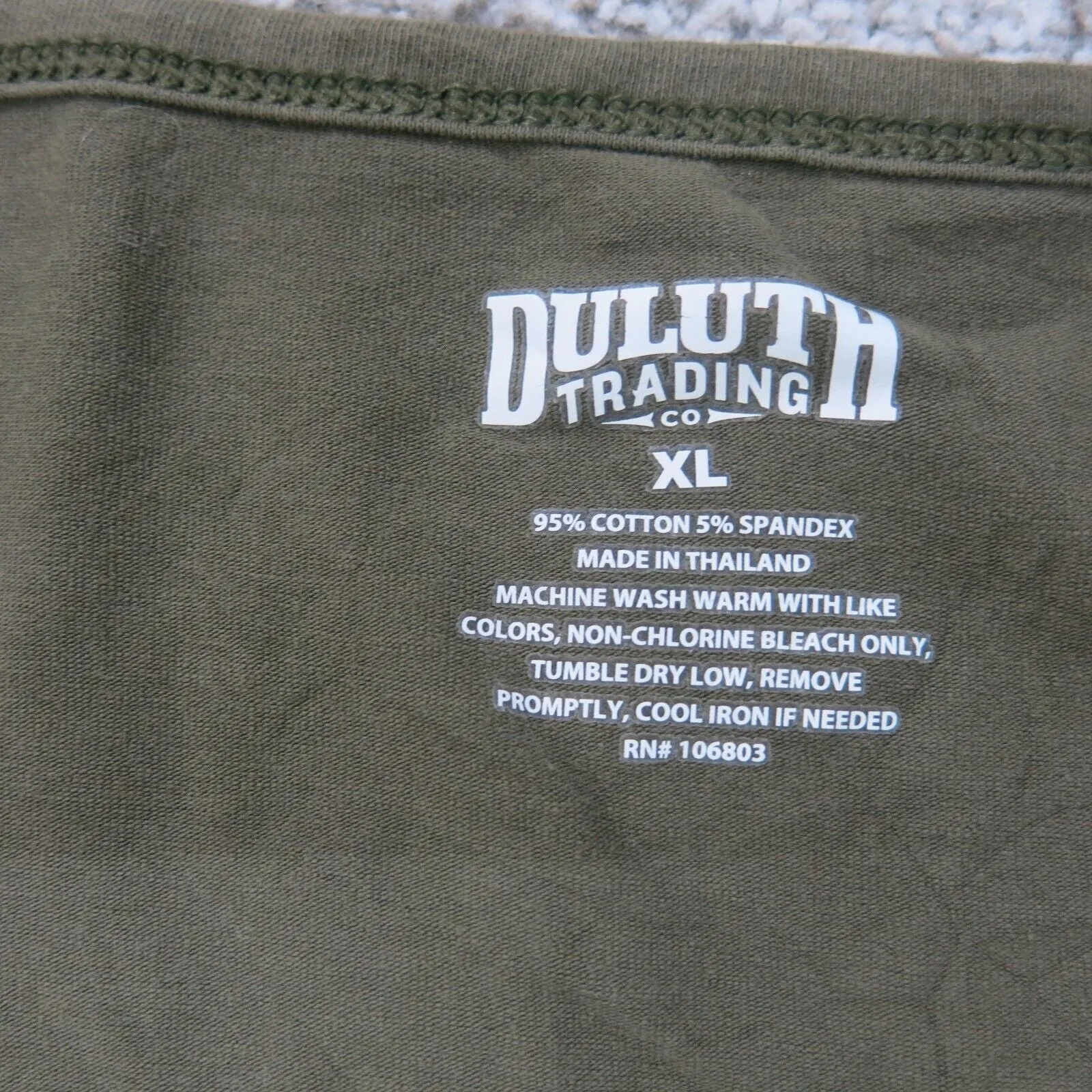 Duluth Trading Shirt Womens X Large Green Long Sleeve Henley Neck Outdoors