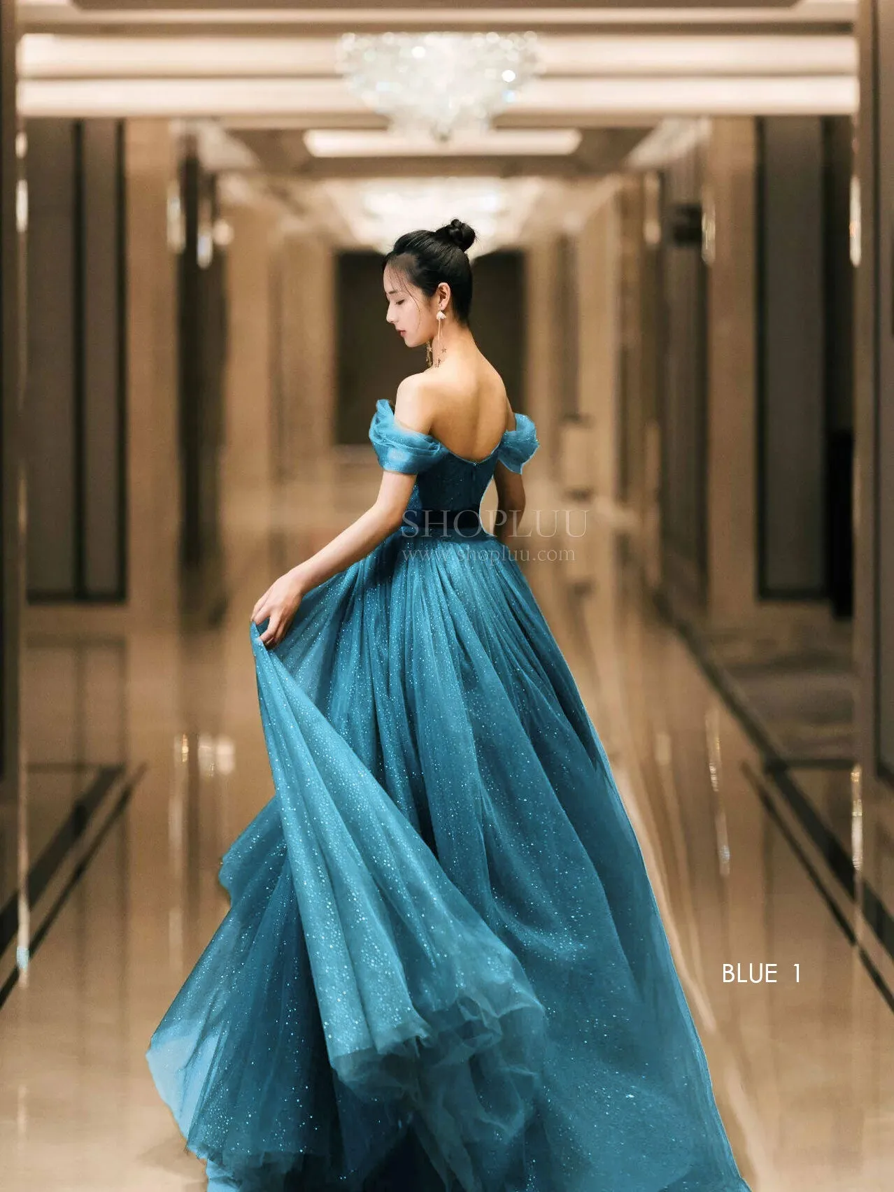 Elegant Sweetheart Neck Tulle Sequin Long Prom Dress, Backless Graduation Dresses