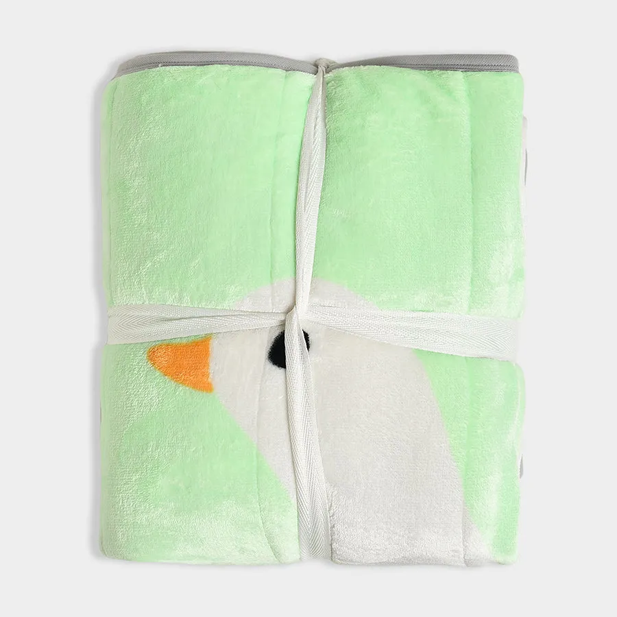 Farm Friends Green Knitted Quilt