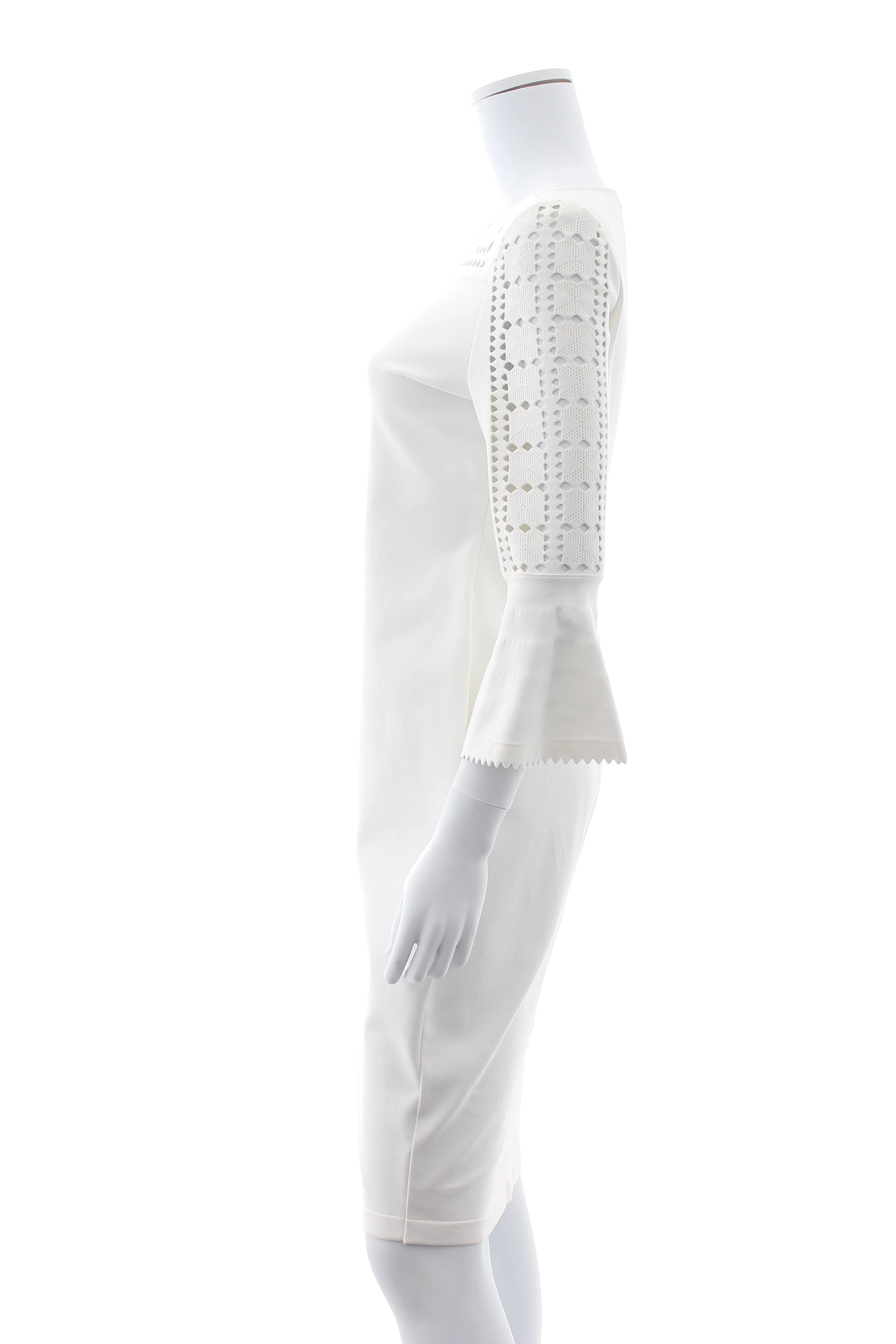 Fendi Cut-Out Stretch-Knit Dress