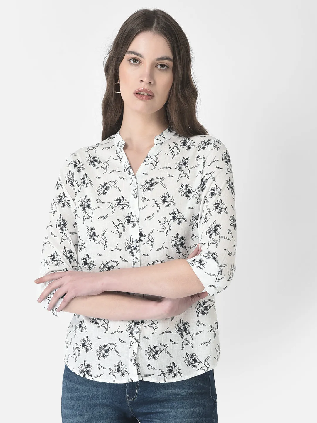 Floral Ivory Shirt