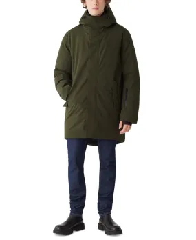 Frank And Oak Men's Capital Waterproof Hooded Parka Coat Green XL