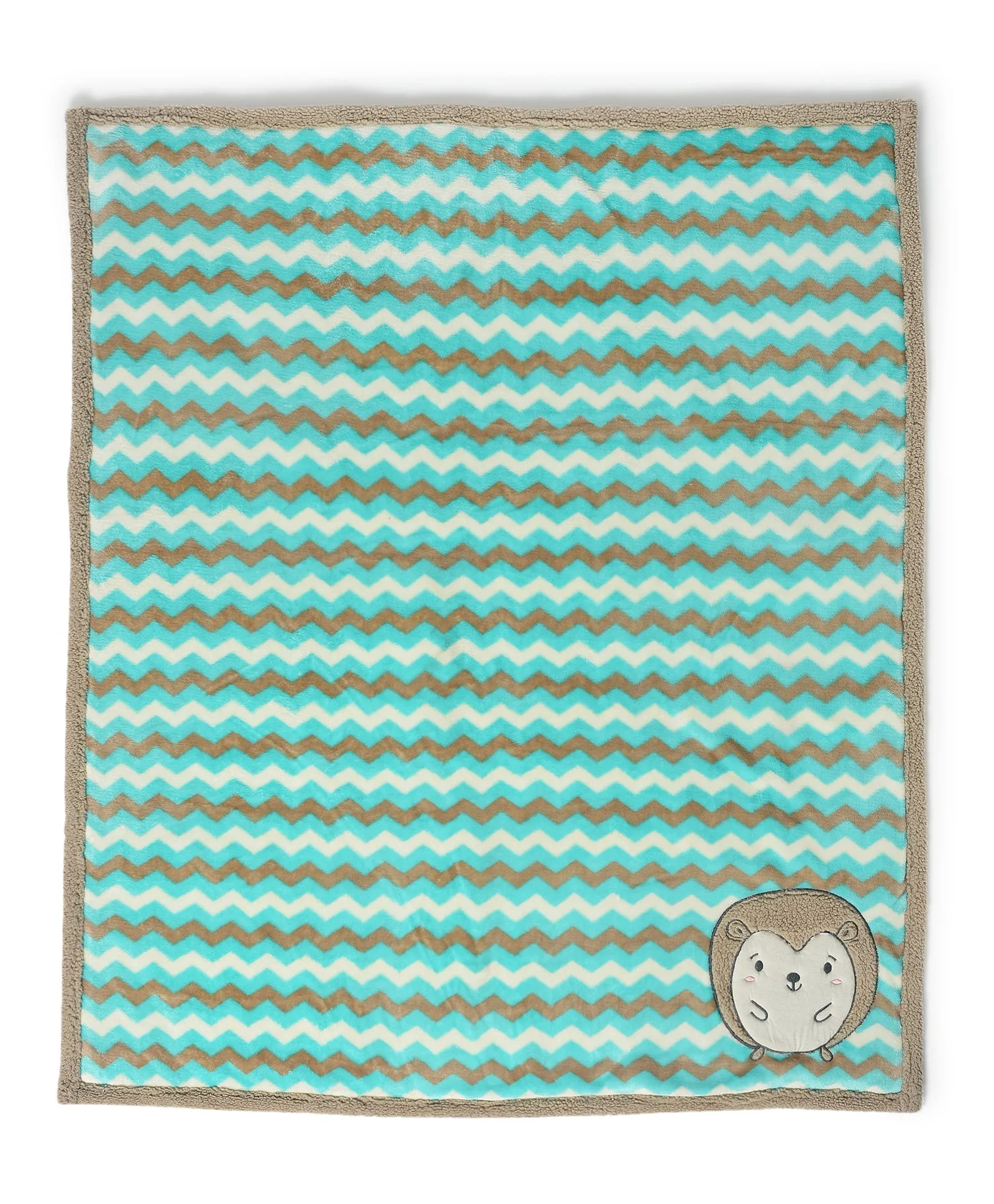 Frosty'z Green Zig-Zag Pattern Quilt
