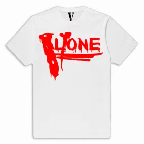 Giftngon - Vlone Style Blood Text T-Shirt