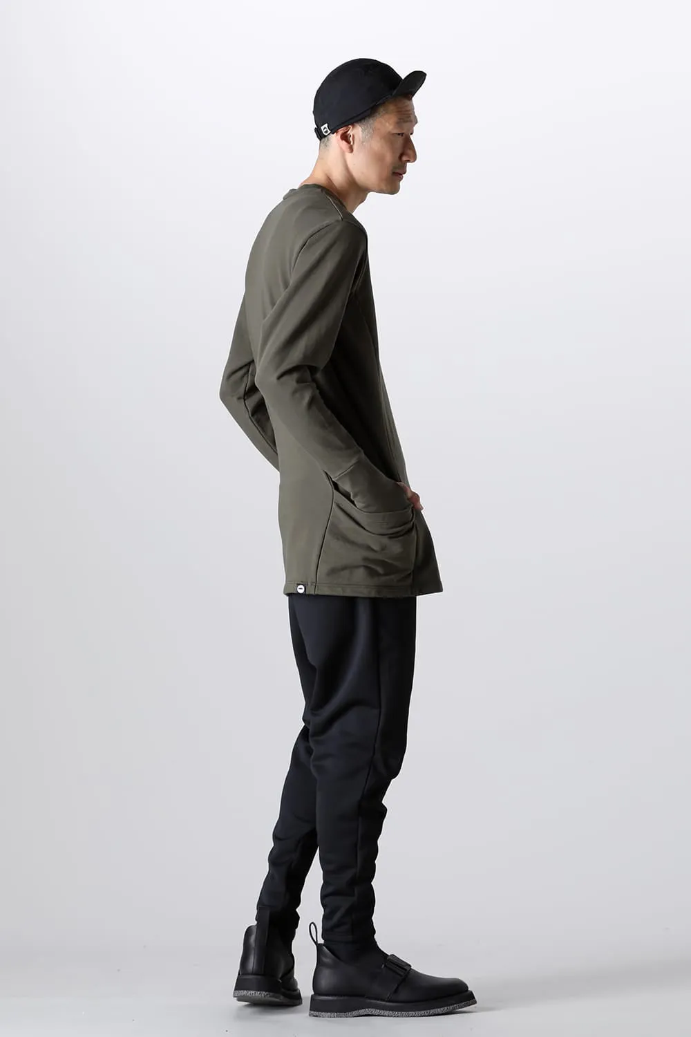 Henry Zip Up Jersey Khaki