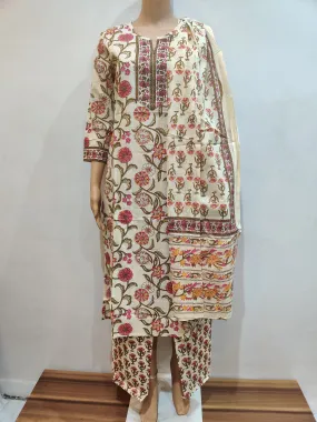 Hyssop Kurta pant dupatta set