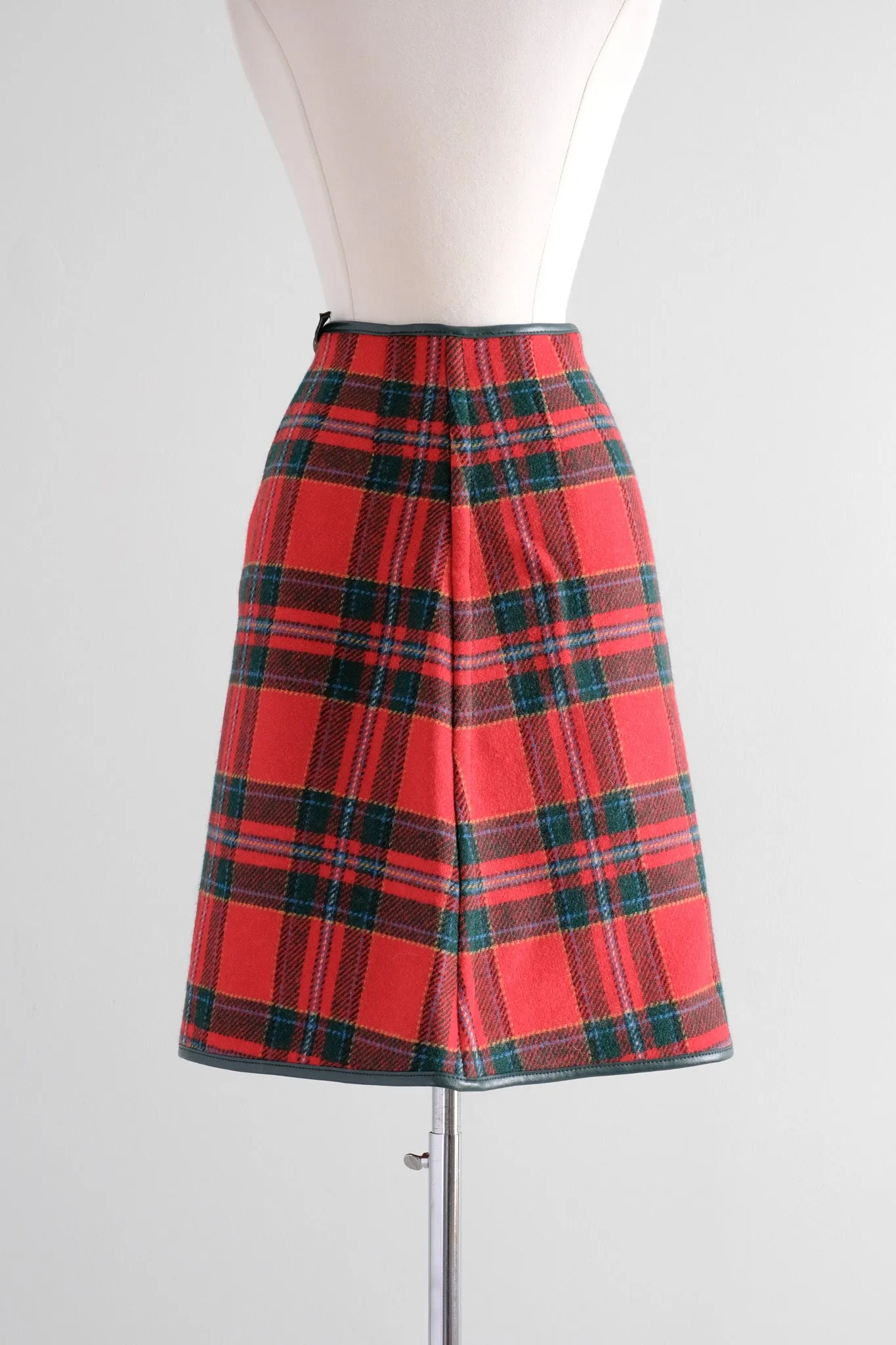 Incredible 1960's Three Piece Reversible Cape & Skirt Set / S