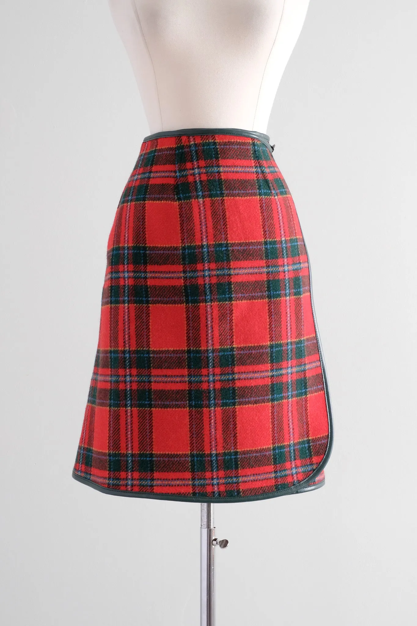 Incredible 1960's Three Piece Reversible Cape & Skirt Set / S