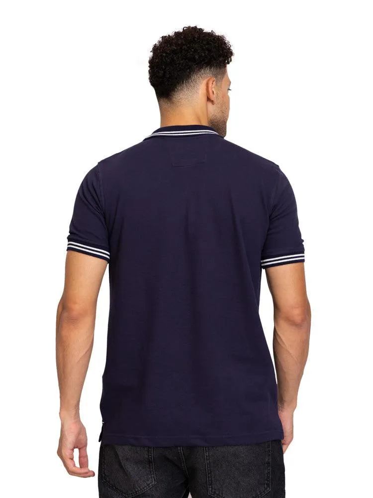 Indigo Tipped Polo