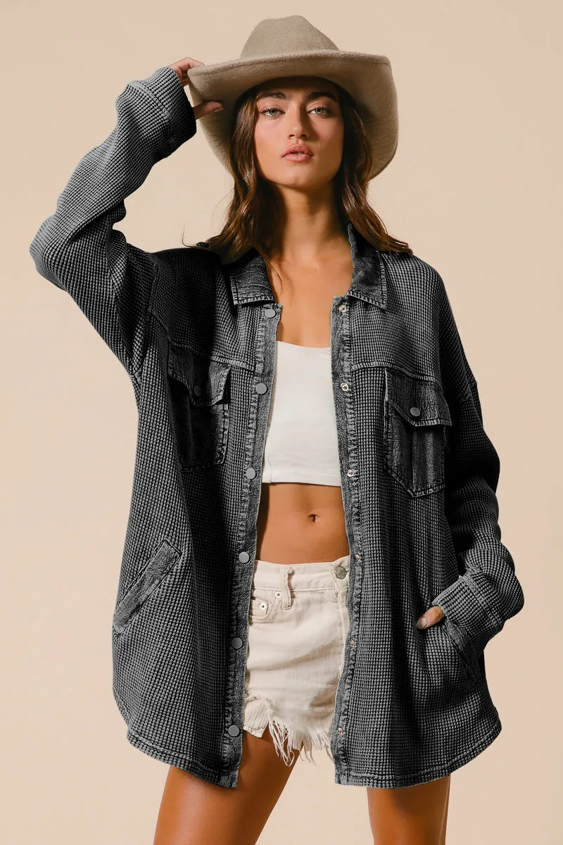 IT2371-01 | MINERAL WASHED WAFFLE THERMAL SHACKET