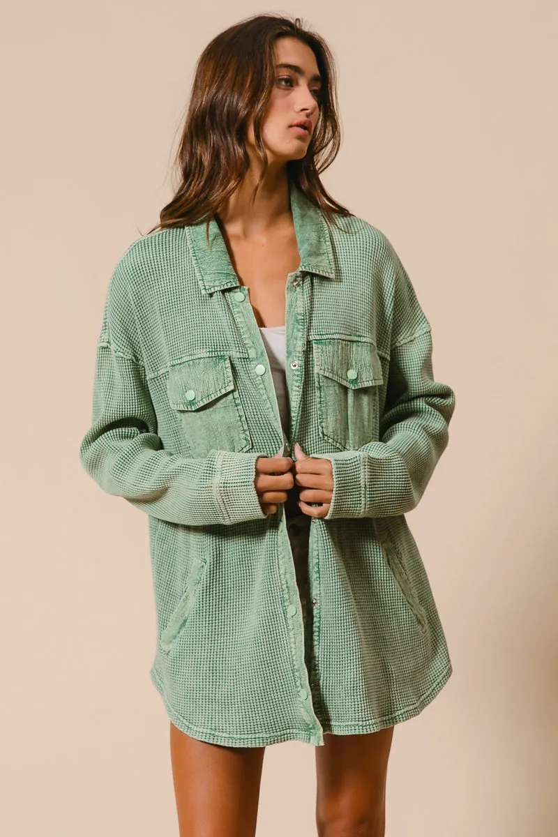 IT2371-01 | MINERAL WASHED WAFFLE THERMAL SHACKET