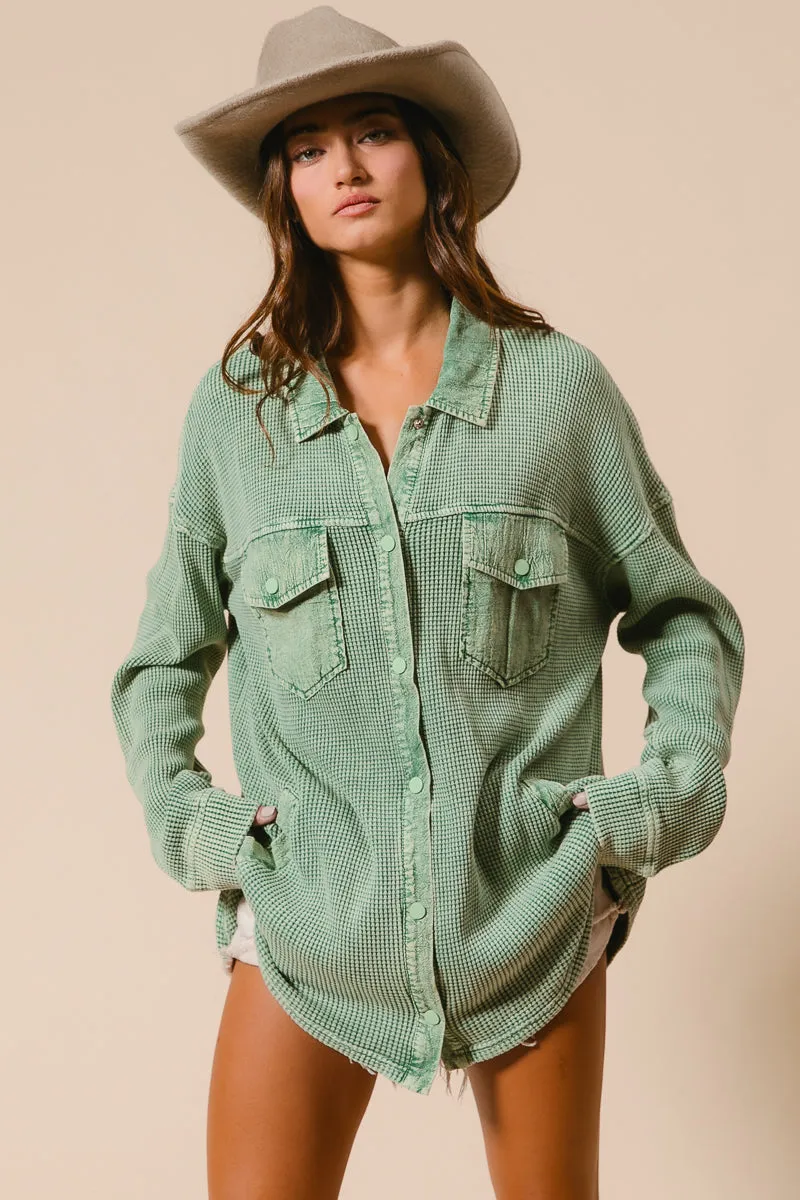 IT2371-01 | MINERAL WASHED WAFFLE THERMAL SHACKET