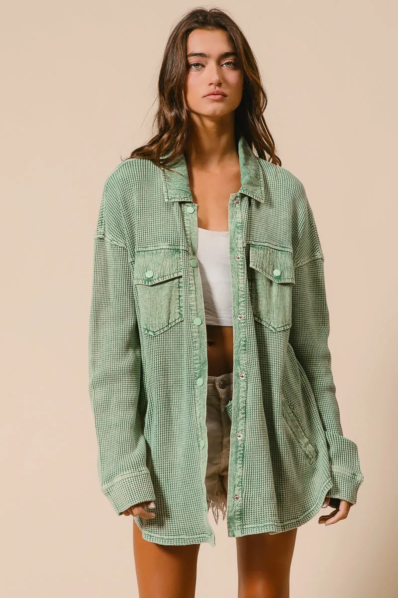 IT2371-01 | MINERAL WASHED WAFFLE THERMAL SHACKET