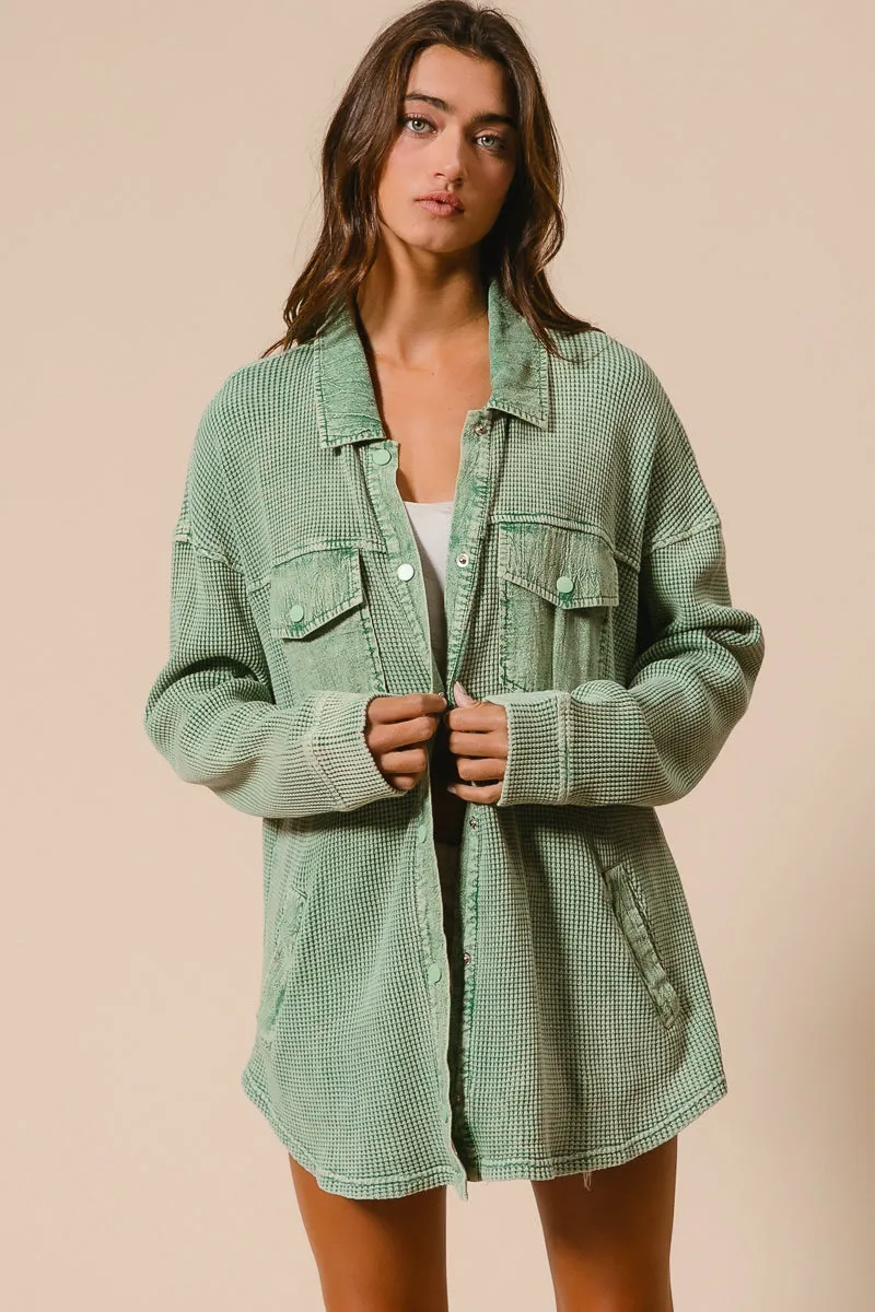 IT2371-01 | MINERAL WASHED WAFFLE THERMAL SHACKET