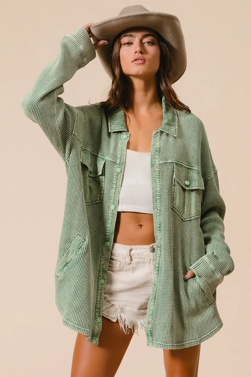 IT2371-01 | MINERAL WASHED WAFFLE THERMAL SHACKET
