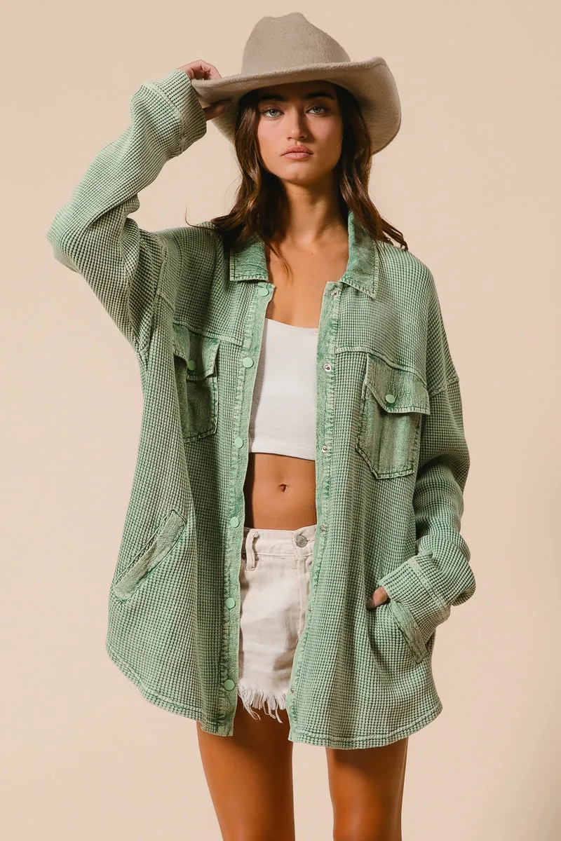 IT2371-01 | MINERAL WASHED WAFFLE THERMAL SHACKET