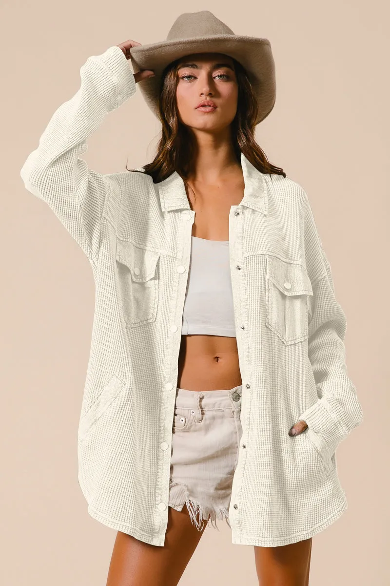IT2371-01 | MINERAL WASHED WAFFLE THERMAL SHACKET