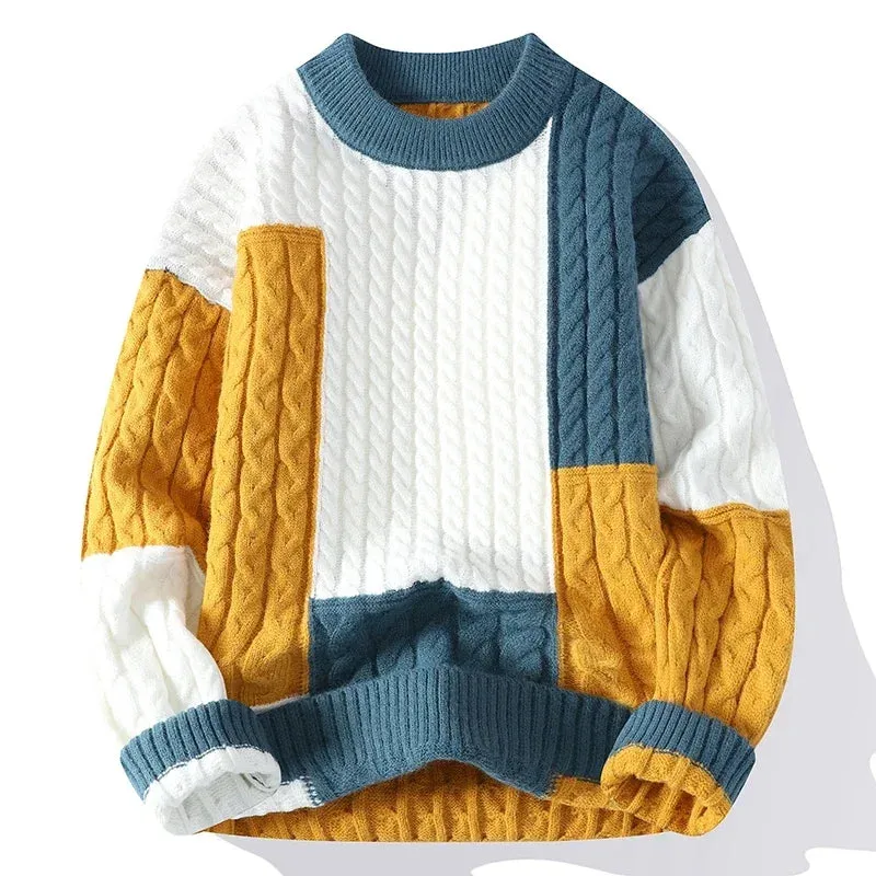 Jules & Jade™ | Men's Relaxed Color Block Jumper