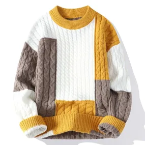 Jules & Jade™ | Men's Relaxed Color Block Jumper