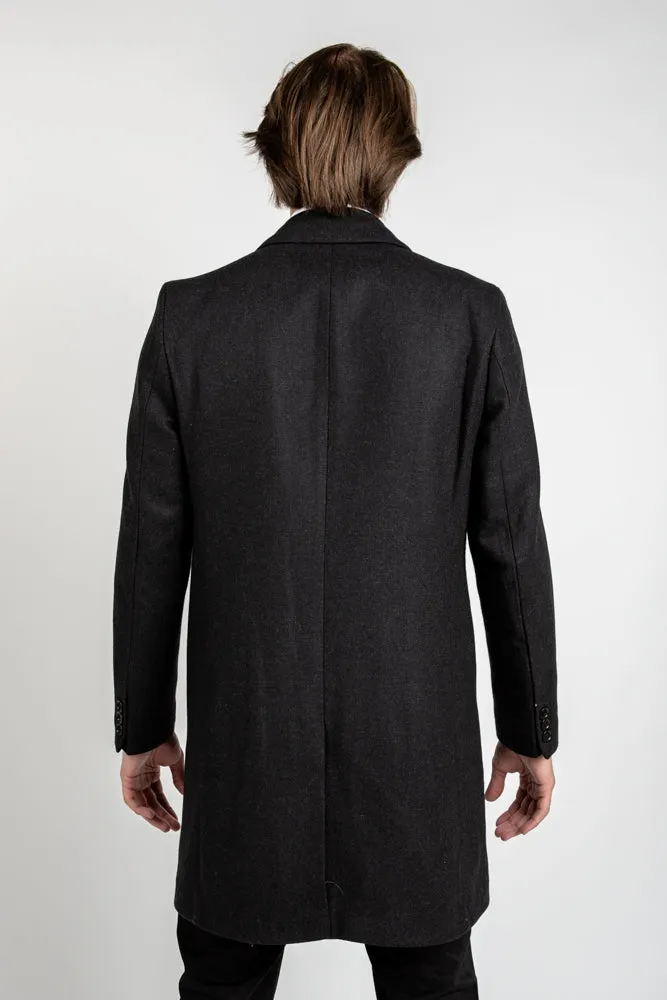 Kaban Wool Coat - Charcoal
