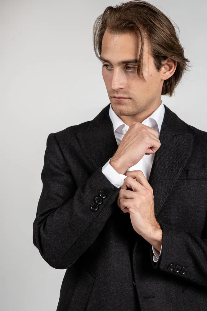 Kaban Wool Coat - Charcoal