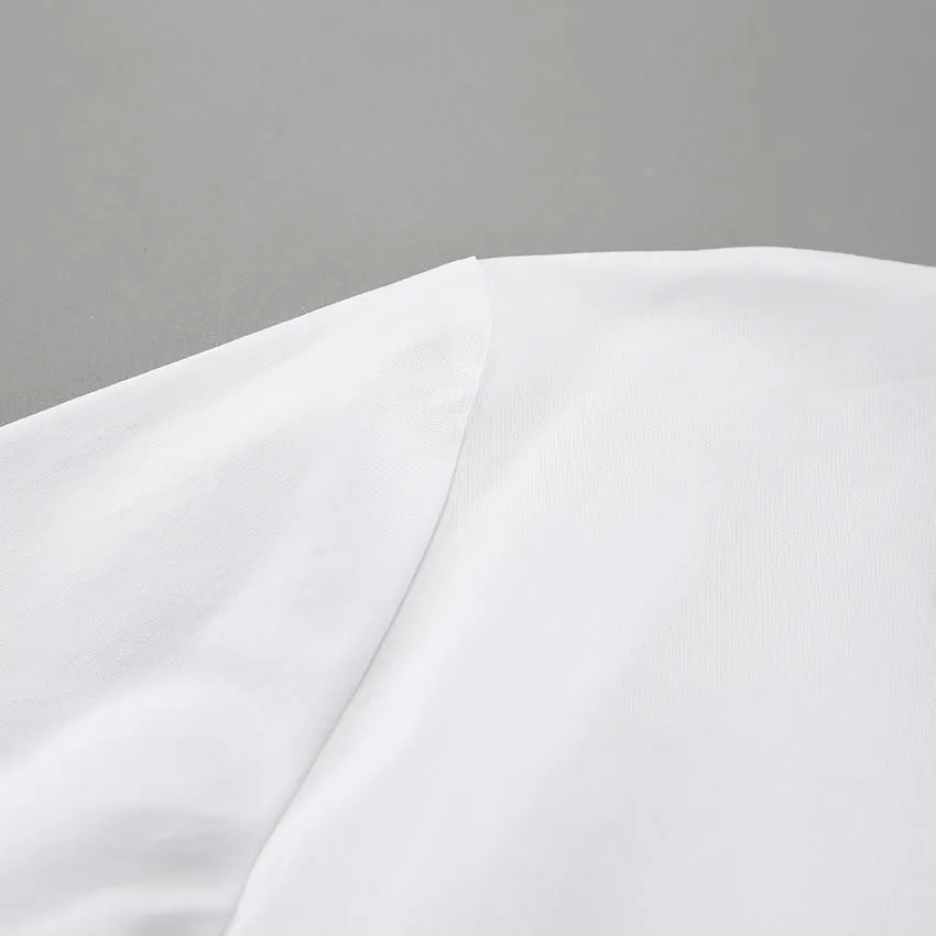 Long Sleeve Polo Collar Shirt Dress
